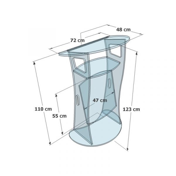 FORM XL PUPITRE PLEXIGLASS – Image 2